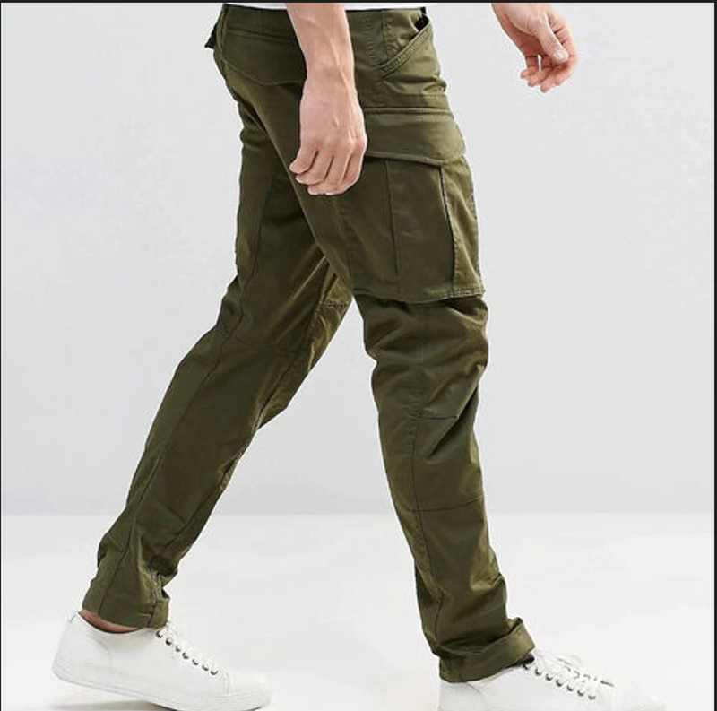 GREEN CARGO PANT (TAPERED FIT) – ROOKIES